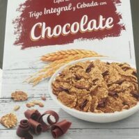 Copos from Rice trigo  and cebada with Chocolate