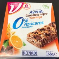 Barritas with Oat, Black Chocolate and naranja
