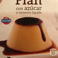 Flan with Sugar and Caramel
