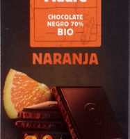 Black Chocolate 70% Bio Orange
