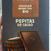 Black Chocolate with Pepitas from Cocoa 70% Cocoa