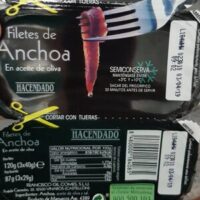 Steaks from Anchovy in eceite from Olive