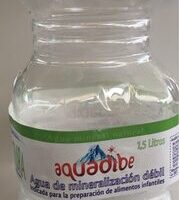 Water from Mineralización debil