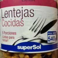 Lentils Cooked
