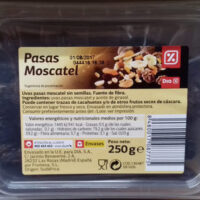 Pasas moscatel