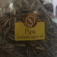 Pipa tostada Water sal Pipa tostada Water sal