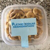 Plátano Sliced deshidratado