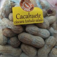 Cacahuete cáscara tostado salado