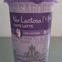 Caffe latte. No lactosa