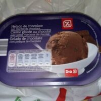 Helado from Chocolate with Trocitos from Chocolate