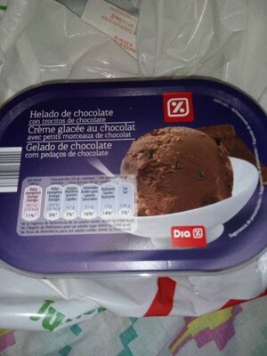 Helado from Chocolate with Trocitos from Chocolate Helado from Chocolate with Trocitos from Chocolate