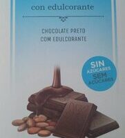 Black Chocolate with Edulcorante without Sugar Black Chocolate with Edulcorante without Sugar