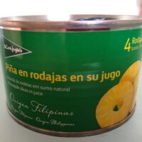 Piña in Sliced in su jugo