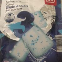 Chicles triple acción without Sugar