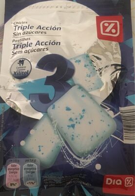 Chicles triple acción without Sugar Chicles triple acción without Sugar