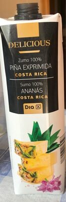 Delicious zumo 100% Pineapple Delicious zumo 100% Pineapple