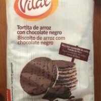 Tortita from Rice with Black Chocolate