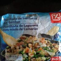 Parrillada from Vegetables with Gambas