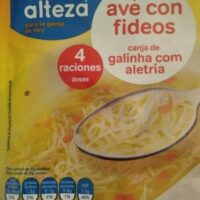 Soup from Ave with Fideos