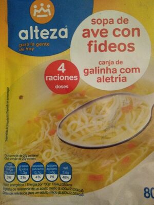 Soup from Ave with Fideos Soup from Ave with Fideos