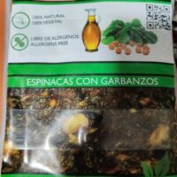 Spinachs with Garbanzos