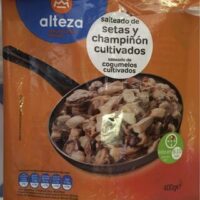 Salteado from Setas and Cultivated Mushroom