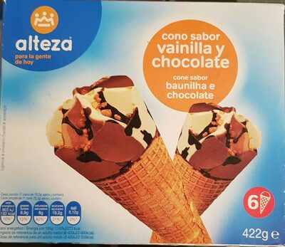 Cono Flavor Vanilla and Chocolate Cono Flavor Vanilla and Chocolate