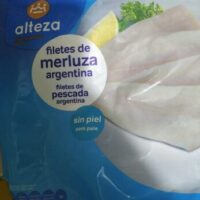 Steaks from Merluza argentina