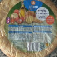 Tortilla from Potatos with Onion