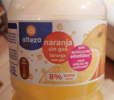 Bebida from Orange without gas Bebida from Orange without gas