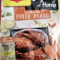 Jugoso horno tradicional pollo asado