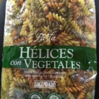 Hélices with Vegetales