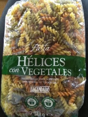Hélices with Vegetales Hélices with Vegetales