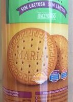 Galleta María Gluten Free without Lactose