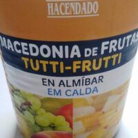 Macedonia from Fruits in Syrup