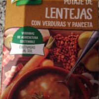 potaje from Lentils with Vegetables and panceta