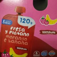 Strawberry and Bananas 100% fruta