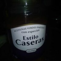 Olives Green partidas with Especias "Estilo Caseras"