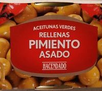 Olives Green rellenas Pepper asado