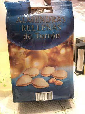 Almonds stuffed with Turrón Almonds stuffed with Turrón