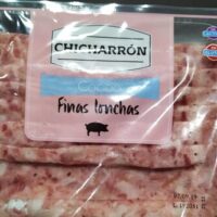 Chicharrón Cooked finas lonchas