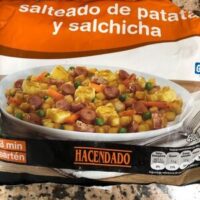 Salteado from Patata and Saltchicha
