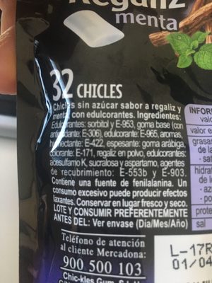 Chic*kles regaliz menta without Sugar Chic*kles regaliz menta without Sugar