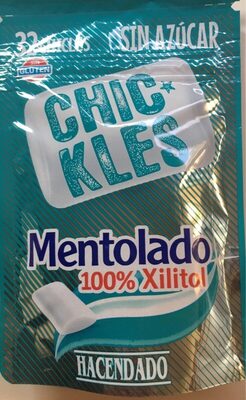 Chicles Mentolado-100% Xilitol Chicles Mentolado-100% Xilitol