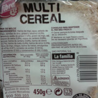 Pan from Molde multicereal without corteza Pan from Molde multicereal without corteza