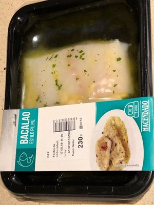 Cod Fish estilo pil pil microondas Cod Fish estilo pil pil microondas