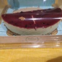 Mousse from Cheese with Blueberrys