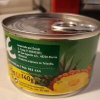 Piña in Sliced in su jugo