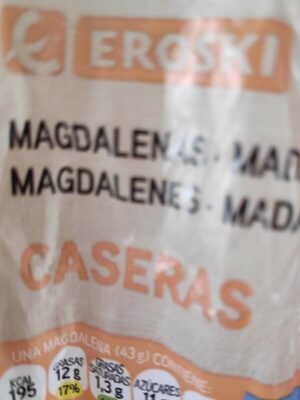 Magdalenas caseras Magdalenas caseras