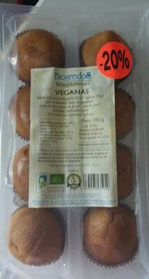 Magdalenas veganas Magdalenas veganas